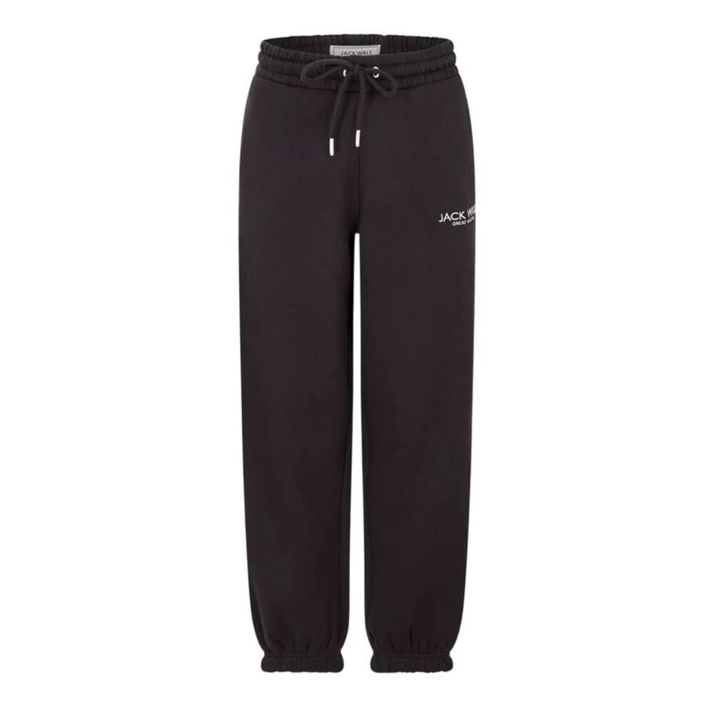Jack Wills Womens/Ladies Bayton Relaxed Fit Sweatpants / Black